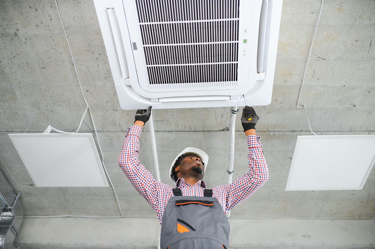 commercial AC installation